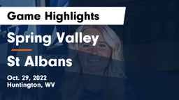 Spring Valley  vs St Albans Game Highlights - Oct. 29, 2022