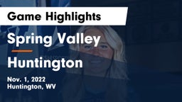 Spring Valley  vs Huntington Game Highlights - Nov. 1, 2022