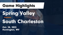 Spring Valley  vs South Charleston Game Highlights - Oct. 28, 2023
