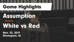 Assumption  vs White vs Red Game Highlights - Nov. 23, 2019
