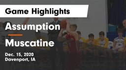 Assumption  vs Muscatine  Game Highlights - Dec. 15, 2020