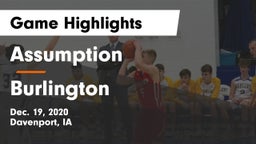 Assumption  vs Burlington  Game Highlights - Dec. 19, 2020