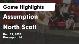 Assumption  vs North Scott  Game Highlights - Dec. 22, 2020