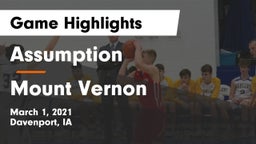 Assumption  vs Mount Vernon  Game Highlights - March 1, 2021