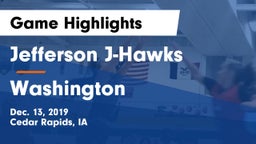 Jefferson  J-Hawks vs Washington  Game Highlights - Dec. 13, 2019