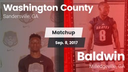 Matchup: Washington County vs. Baldwin  2017