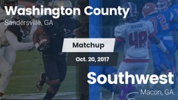 Matchup: Washington County vs. Southwest  2017
