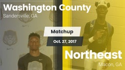 Matchup: Washington County vs. Northeast  2017