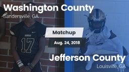 Matchup: Washington County vs. Jefferson County  2018