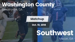 Matchup: Washington County vs. Southwest  2018
