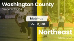 Matchup: Washington County vs. Northeast  2018