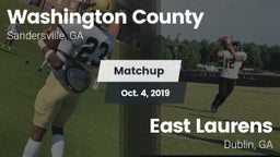 Matchup: Washington County vs. East Laurens  2019