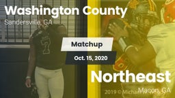 Matchup: Washington County vs. Northeast  2020