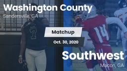 Matchup: Washington County vs. Southwest  2020