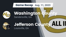 Recap: Washington County  vs. Jefferson County  2023