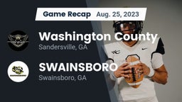 Recap: Washington County  vs. SWAINSBORO  2023