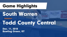 South Warren  vs Todd County Central  Game Highlights - Dec. 11, 2018