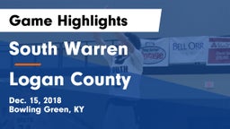 South Warren  vs Logan County  Game Highlights - Dec. 15, 2018