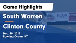 South Warren  vs Clinton County Game Highlights - Dec. 20, 2018