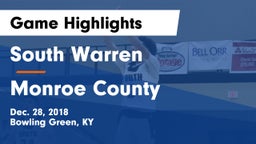 South Warren  vs Monroe County  Game Highlights - Dec. 28, 2018
