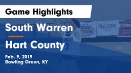 South Warren  vs Hart County  Game Highlights - Feb. 9, 2019