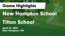 New Hampton School  vs Tilton School Game Highlights - April 29, 2024