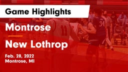 Montrose  vs New Lothrop Game Highlights - Feb. 28, 2022