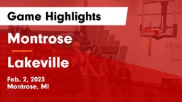 Montrose  vs Lakeville Game Highlights - Feb. 2, 2023