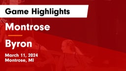Montrose  vs Byron  Game Highlights - March 11, 2024