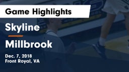 Skyline  vs Millbrook  Game Highlights - Dec. 7, 2018