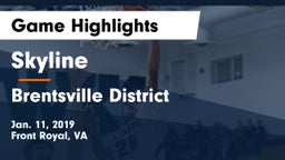 Skyline  vs Brentsville District  Game Highlights - Jan. 11, 2019