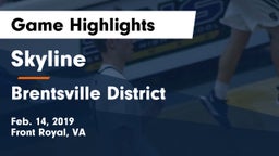 Skyline  vs Brentsville District  Game Highlights - Feb. 14, 2019