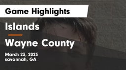 Islands  vs Wayne County  Game Highlights - March 23, 2023