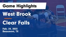 West Brook  vs Clear Falls  Game Highlights - Feb. 24, 2023