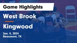 West Brook  vs Kingwood  Game Highlights - Jan. 5, 2024