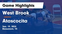 West Brook  vs Atascocita  Game Highlights - Jan. 19, 2024