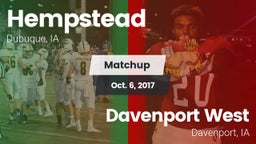 Matchup: Hempstead High vs. Davenport West  2017
