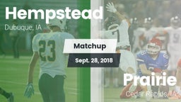 Matchup: Hempstead High vs. Prairie  2018