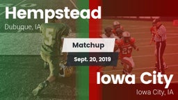 Matchup: Hempstead High vs. Iowa City  2019