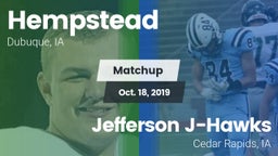 Matchup: Hempstead High vs. Jefferson  J-Hawks 2019