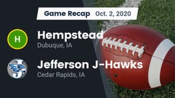 Recap: Hempstead  vs. Jefferson  J-Hawks 2020