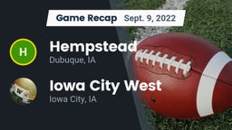 Recap: Hempstead  vs. Iowa City West 2022