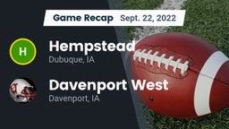 Recap: Hempstead  vs. Davenport West  2022