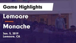 Lemoore vs Monache  Game Highlights - Jan. 5, 2019