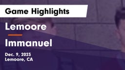 Lemoore  vs Immanuel  Game Highlights - Dec. 9, 2023