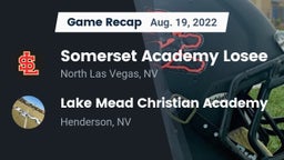Recap: Somerset Academy Losee vs. Lake Mead Christian Academy  2022
