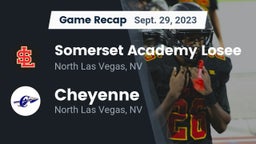 Recap: Somerset Academy Losee vs. Cheyenne  2023
