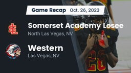 Recap: Somerset Academy Losee vs. Western  2023