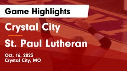 Crystal City  vs St. Paul Lutheran  Game Highlights - Oct. 16, 2023