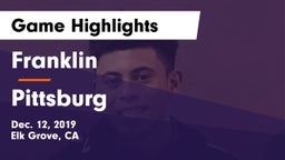 Franklin  vs Pittsburg  Game Highlights - Dec. 12, 2019